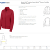 LST241 Sport-Tek Sport-Tek  Ladies Sport-Wick Fleece Full-Zip Jacket. LST241 - Image 2