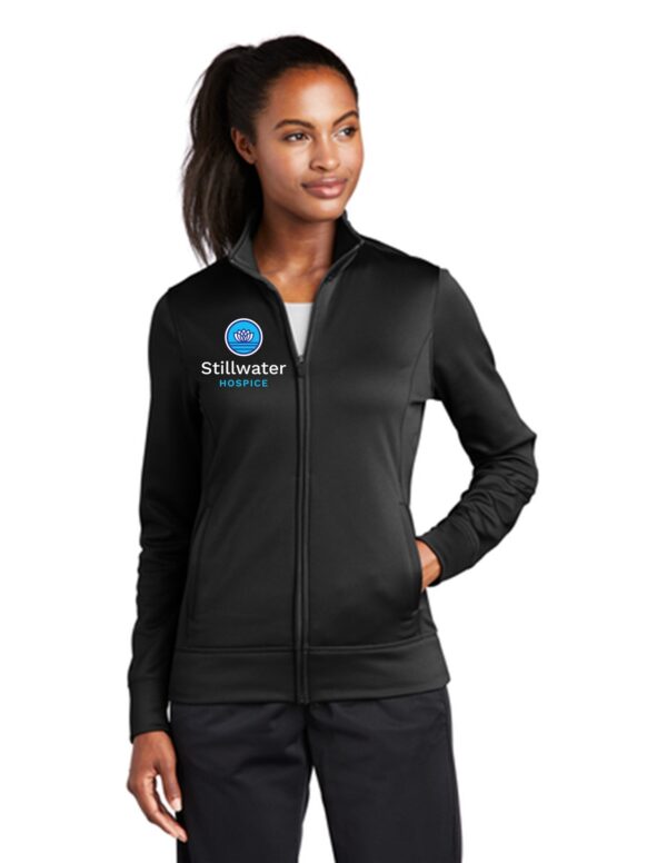 LST241 Sport-Tek Sport-Tek  Ladies Sport-Wick Fleece Full-Zip Jacket. LST241