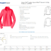 LST850 Sport-Tek Sport-Tek Ladies Sport-Wick Stretch 1/2-Zip Pullover. LST850 - Image 2