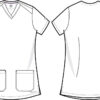 2320 Purple Label Jill V- Neck Top - Image 2