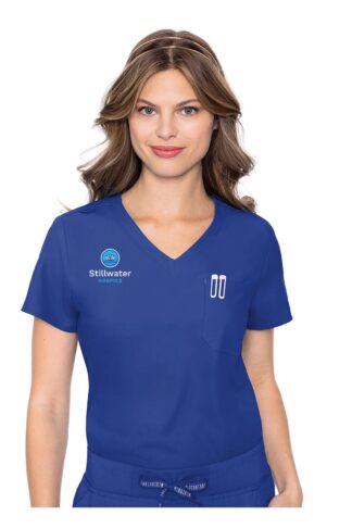 MC2432 Med Couture Insight Women's One Pocket Tuck-In Top