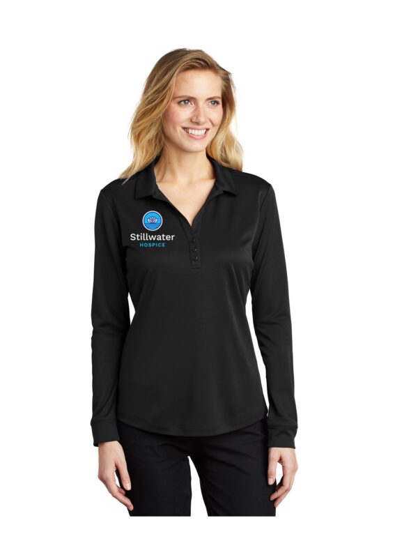 L540LS Port Authority Port Authority Ladies Silk Touch Performance Long Sleeve Polo