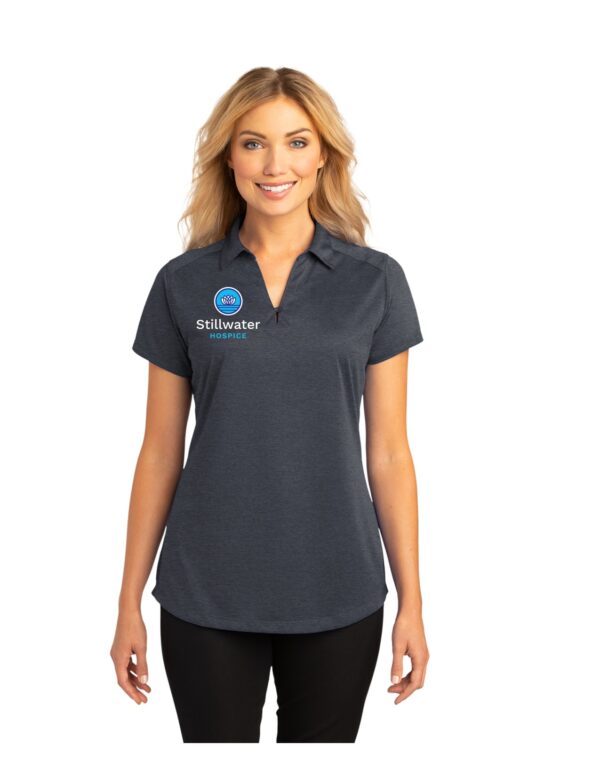 L574 Port Authority Port Authority Ladies Digi Heather Performance Polo