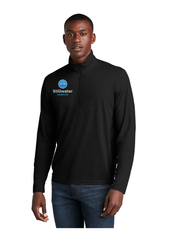 ST407 Sport-Tek Port Authority Tri-Blend Wicking 1/4 Zip Pullover