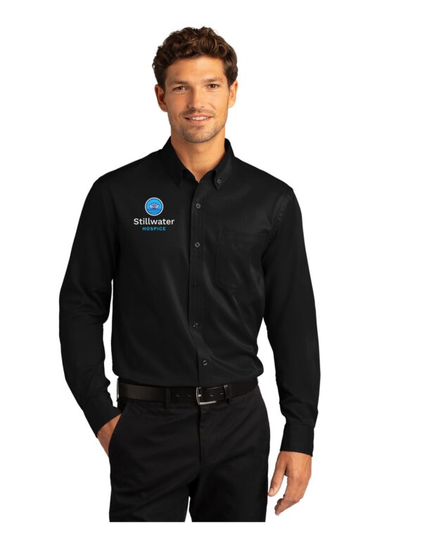 W808 Port Authority Port Authority Long Sleeve SuperPro React