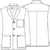 CK401 30" Mens Consultation Coat - Image 2
