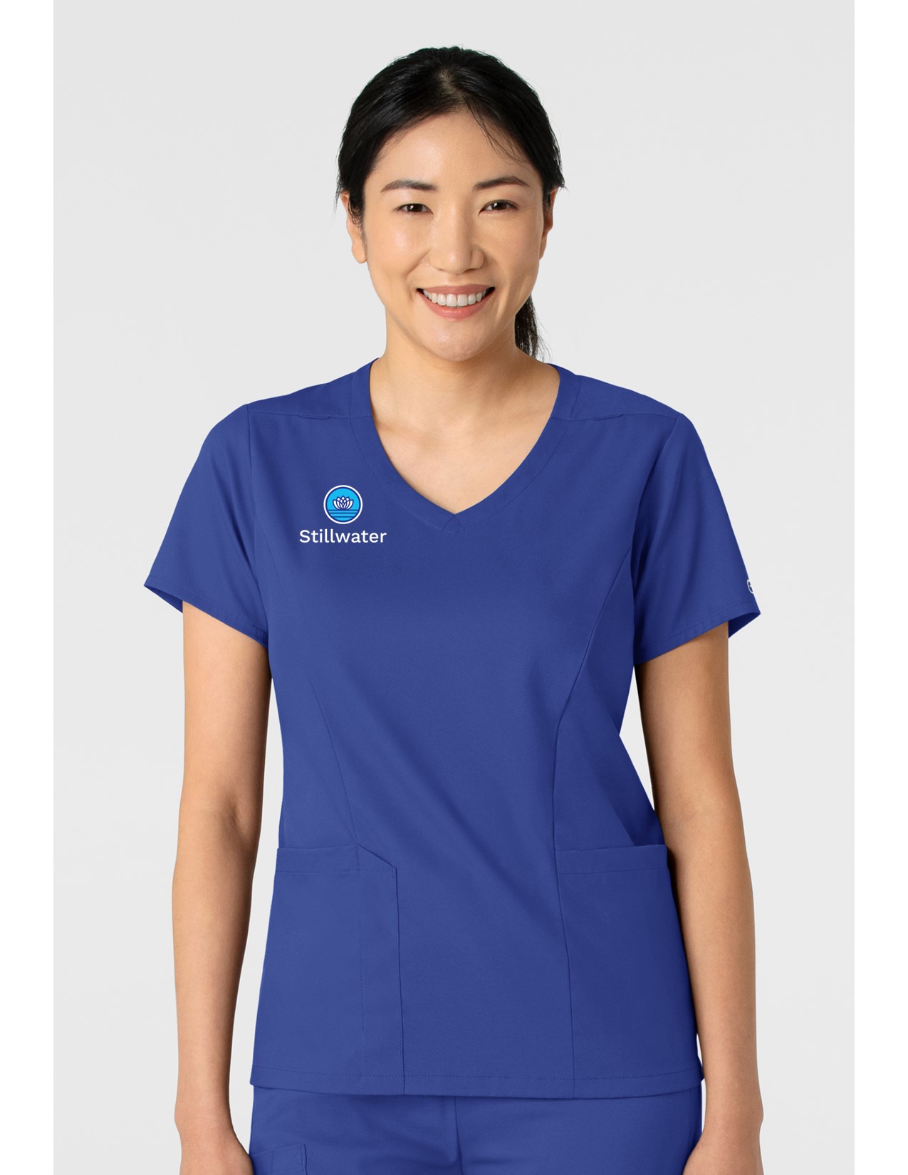 6251 Boundless 2-Pocket V-Neck Top