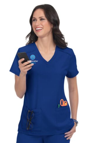 C101 Cureology Cardi 2 Pocket Top