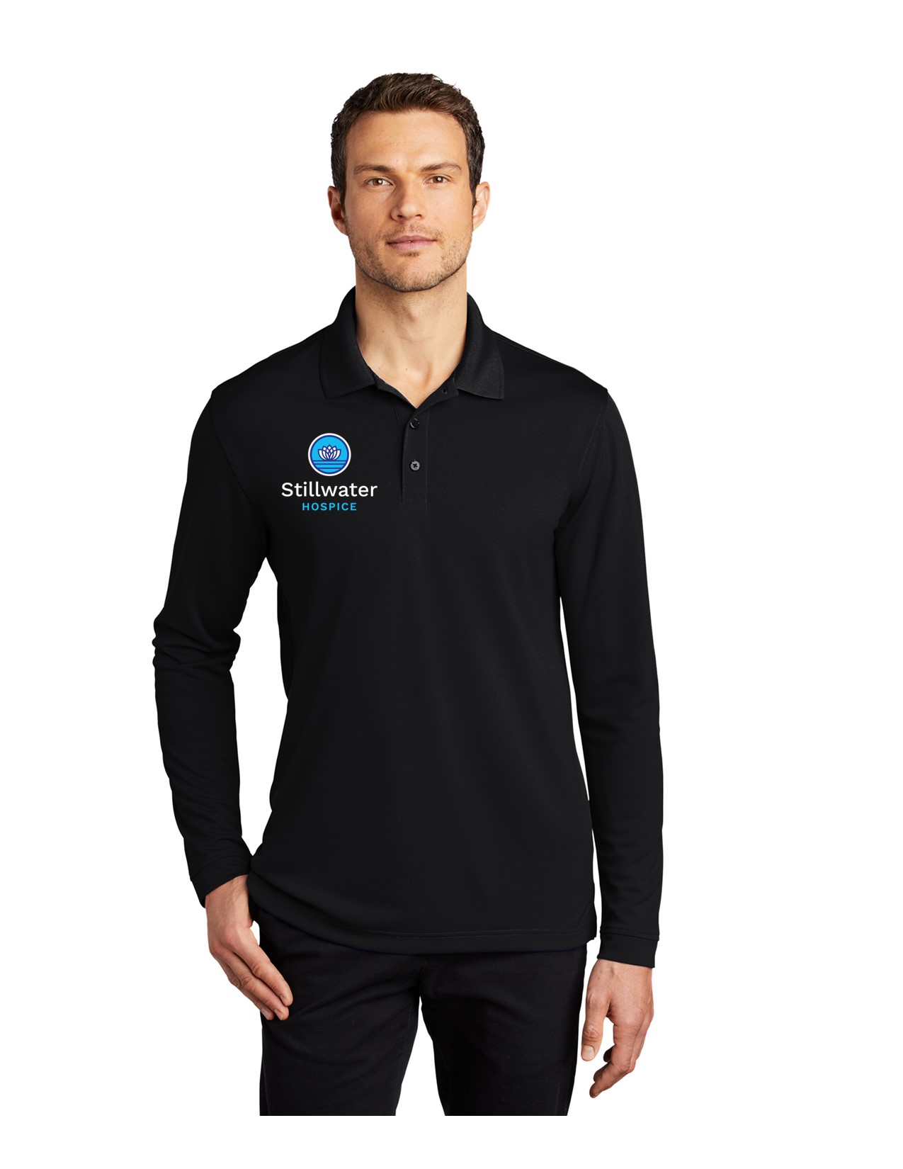 K110LS Port Authority Port Authority Dry Zone UV Micro-Mesh Long Sleeve Polo