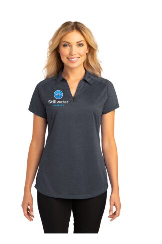 L574 Port Authority Port Authority Ladies Digi Heather Performance Polo