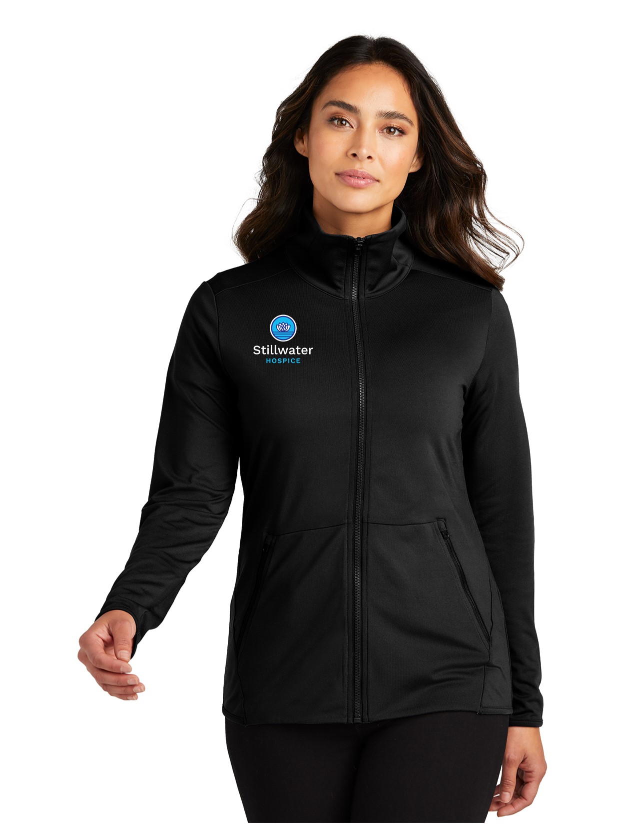 LK595 Port Authority Women's Accord Stretch Fleece Full-Zip