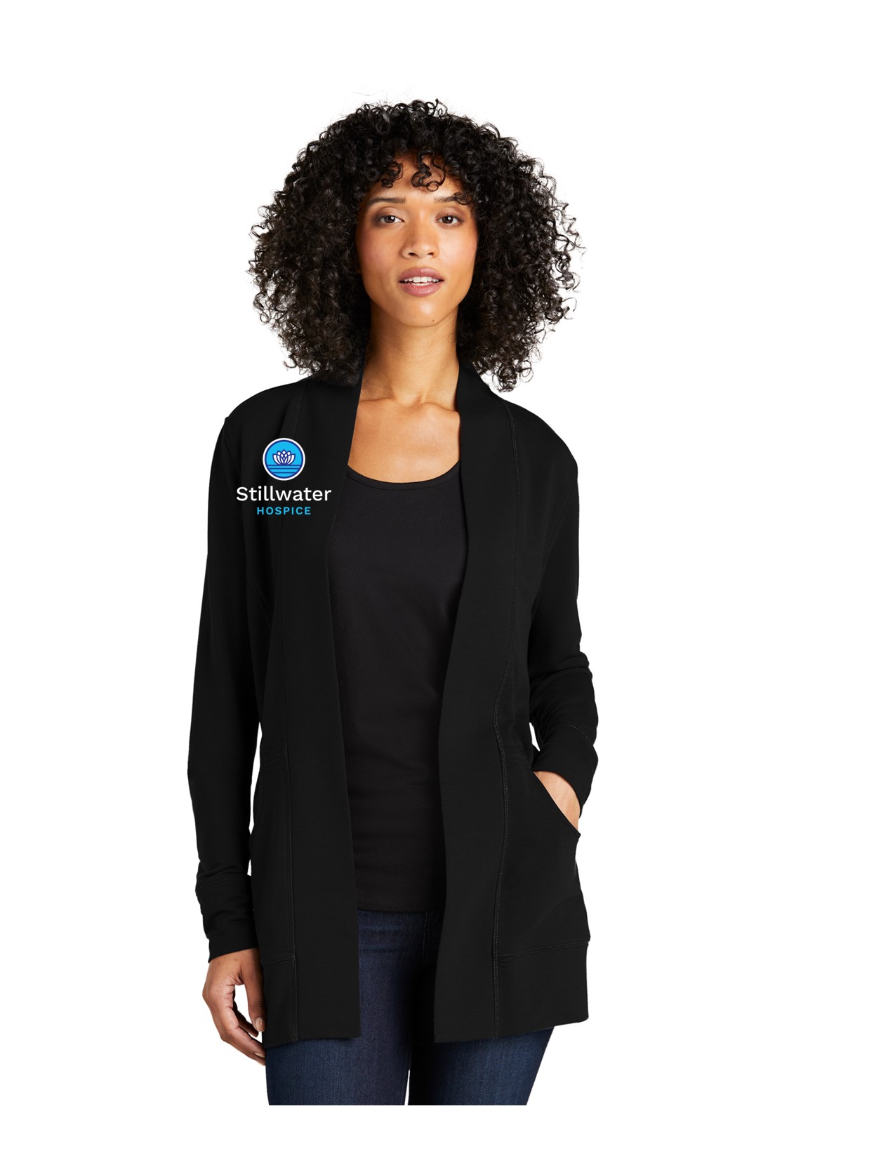 LK825 Port Authority Port Authority Ladies Microterry Cardigan