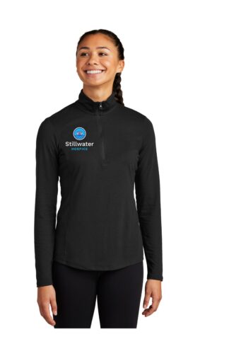LST407 Sport-Tek Port Authority Ladies Tri-Blend Wicking 1/4 Zip Pullover