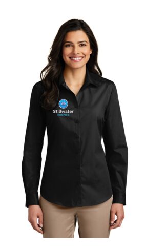 LW100 Port Authority Port Authority Ladies Long Sleeve Carefree Poplin Shirt