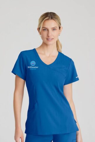 SK102 Skechers Reliance 3-Pocket Crossover V-Neck Top