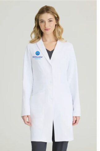 SKC970 34" Women's Flourish Labcoat
