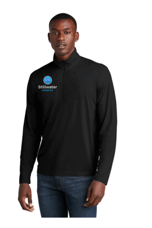 ST407 Sport-Tek Port Authority Tri-Blend Wicking 1/4 Zip Pullover