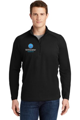 ST850 Sport-Tek Sport-Tek Sport-Wick Stretch 1/2-Zip Pullover. ST850