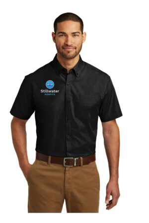 W101 Port Authority Port Authority Short Sleeve Carefree Poplin Shirt