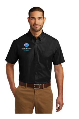 W101 Port Authority Port Authority Short Sleeve Carefree Poplin Shirt