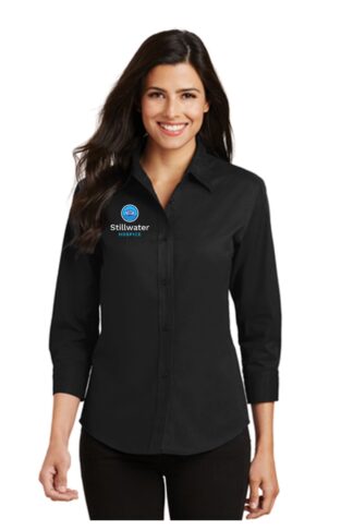 L612 Port Authority Port Authority Ladies 3/4-Sleeve Easy Care Shirt. L612