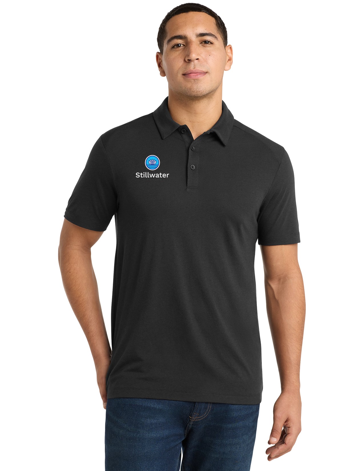 ST405 Sport-Tek Port Authority Tri-Blend Wicking Polo